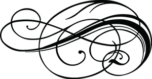 Abstract Flourish Decoration Graphic PNG Image