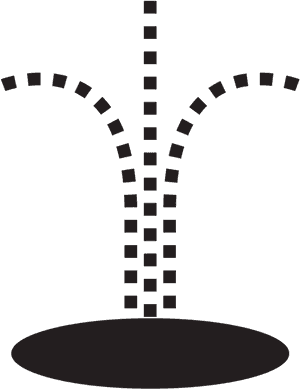 Water Fountain Simple Png - Water Splash Fountain Vector, Transparent Png PNG with transparent background