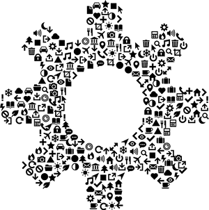 Icons Png Free And Downloads - Vector Art Gear Icon, Transparent Png PNG image with transparent background
