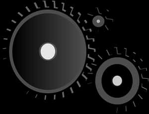 Abstract Gear Illustration PNG image with transparent background