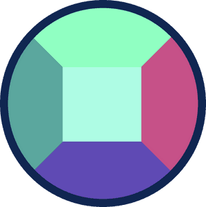 Abstract Gemstone Graphic PNG