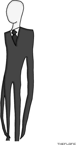 Abstract Gentleman Silhouette PNG image with transparent background