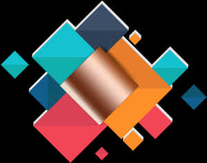 Abstract_ Geometric_ Background PNG image with transparent background