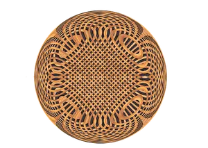 Abstract Geometric Ball Pattern PNG Image