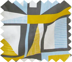 Abstract Geometric Composition PNG Image