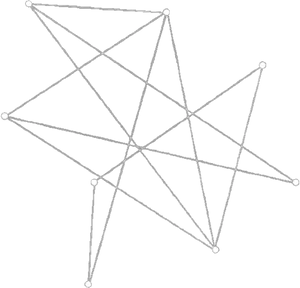 Abstract Geometric Constellation PNG Image