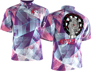 Abstract Geometric Pattern Sport Shirt Design PNG Image