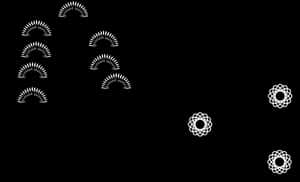 Abstract Geometric Shapes Pattern PNG image with transparent background