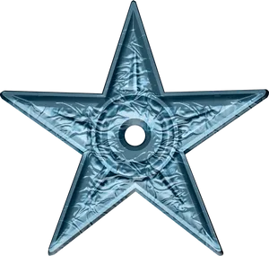 Abstract Glass Star PNG Image