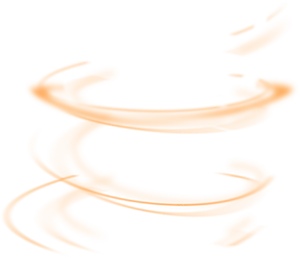 Abstract Glowing Orange Swirl PNG Image