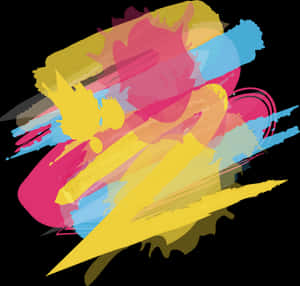Abstract_ Graffiti_ Style_ Artwork PNG image with transparent background