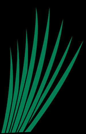Abstract Grass Blades Graphic PNG image with transparent background