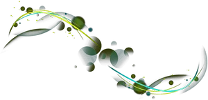 Abstract_ Green_and_ Yellow_ Swirls_ Background PNG Image