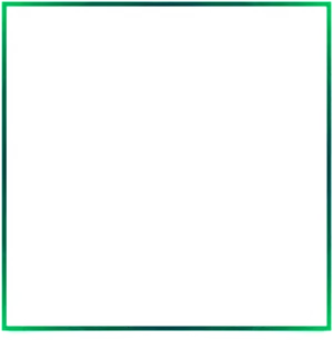 Abstract Green Border Frame PNG Image