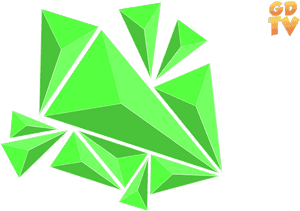 Geometric Shape Png High-quality Image - Green Geometric Shapes Png, Transparent Png PNG