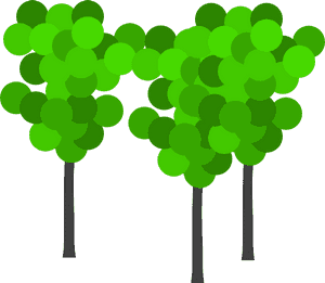 3 Vector Leafy Tree - Cartoon Tree, HD Png Download PNG image with transparent background