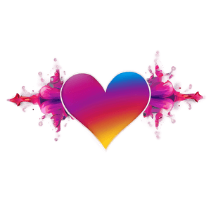 Abstract Heart Art PNG jsl3 PNG