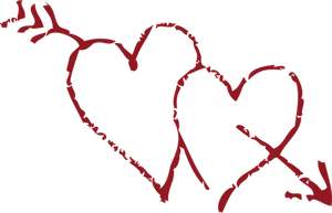 Abstract Heart Artwork PNG Image