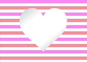 Abstract Heart Striped Background PNG with transparent background