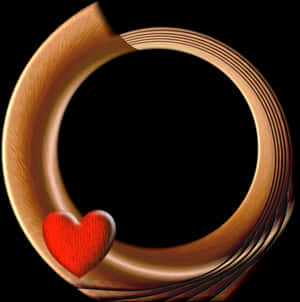 Abstract Heart Valentine Art PNG image with transparent background