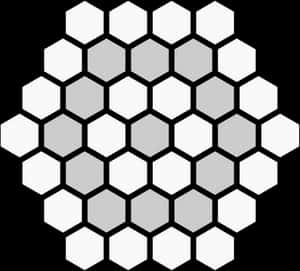 Abstract Hexagon Pattern PNG image with transparent background