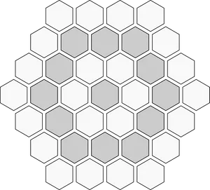 Abstract Hexagon Pattern PNG Image