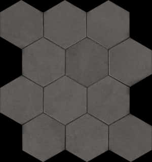 Abstract Hexagonal Tiles Pattern PNG image with transparent background