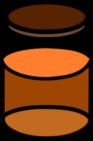 Abstract Honey Barrel Icon PNG image with transparent background