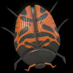 Abstract Ladybug Design PNG image with transparent background