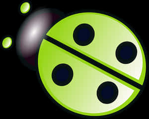 Abstract Ladybug Illustration PNG image with transparent background