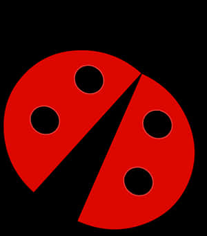 Abstract Ladybug Symbol PNG image with transparent background