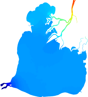 Clair Water Level Lake St Clipart , Png Download - Lake St Clair Map Transparent, Png Download PNG image with transparent background
