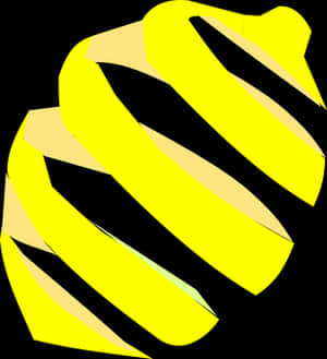 Abstract Lemon Peel Twists PNG image with transparent background