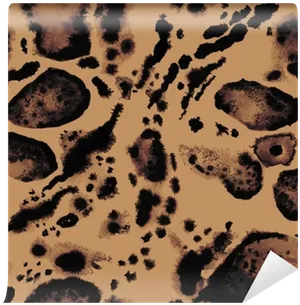 Abstract Leopard Print Pattern PNG Image