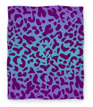 Abstract Leopard Print Purple Gradient PNG Image