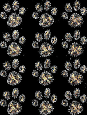 Abstract Leopard Spots Pattern PNG image with transparent background