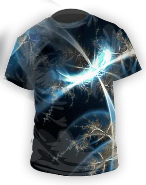 Abstract Light Design T Shirt Template PNG Image