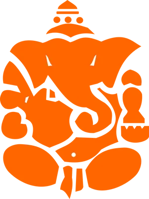 Abstract Lord Ganesha Vector Art.jpg PNG Image