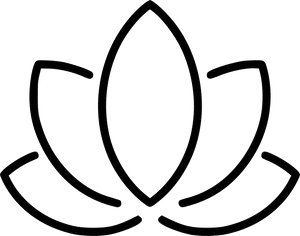 Abstract Lotus Outline Graphic PNG Image