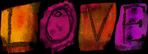 Abstract Love Artwork PNG image with transparent background