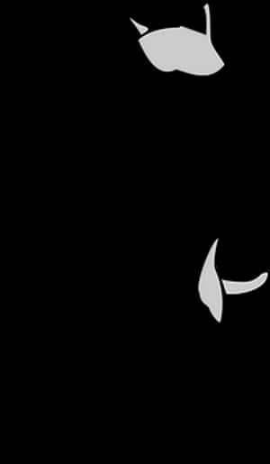 Abstract Manta Rays Silhouette PNG with transparent background