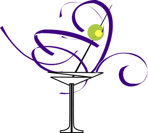 Cute Martini Glass Png - Clip Art Martini Glass, Transparent Png PNG with transparent background