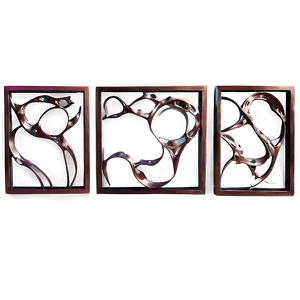 Abstract Metal Wall Art Png 06292024 PNG Image