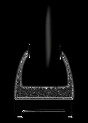 Abstract Microphone Silhouette PNG image with transparent background