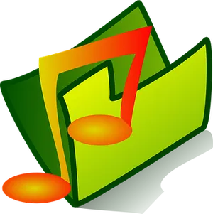 Abstract Music Note Icon PNG Image