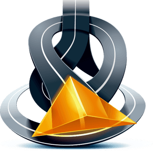 Abstract Navigation Icon PNG image with transparent background