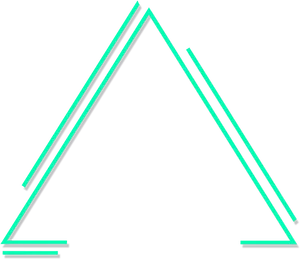 Abstract Neon Triangle Design PNG Image