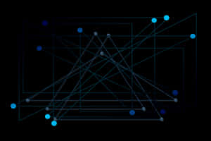 Abstract Network Connectivity Graphic PNG image with transparent background