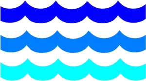 Abstract Ocean Waves Pattern PNG Image