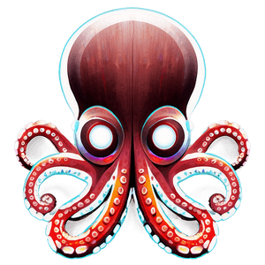 Abstract Octopus Design PNG gst PNG image with transparent background
